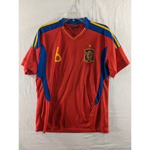 Prima Mens Medium Iniesta 2010 Football Jersey 6 Worn Condition